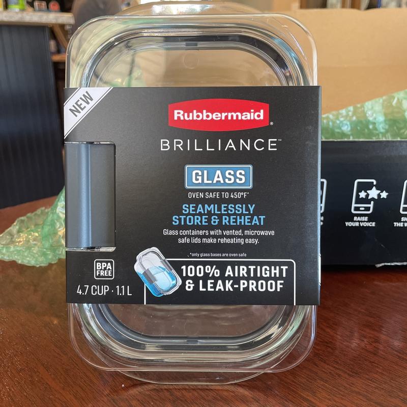 Rubbermaid Brilliance Plastic Value Pack 4.7C 2PK