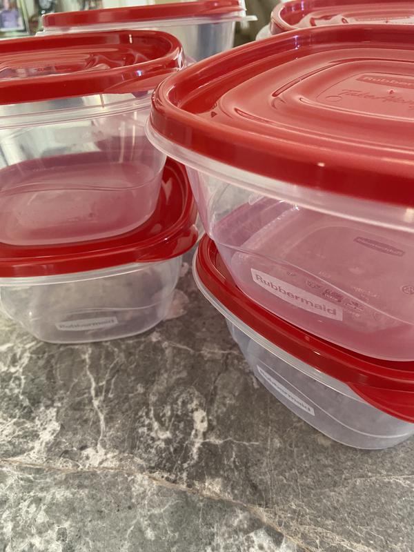 Rubbermaid TakeAlongs Mule Spice 5.2 Cup Deep Squares Containers