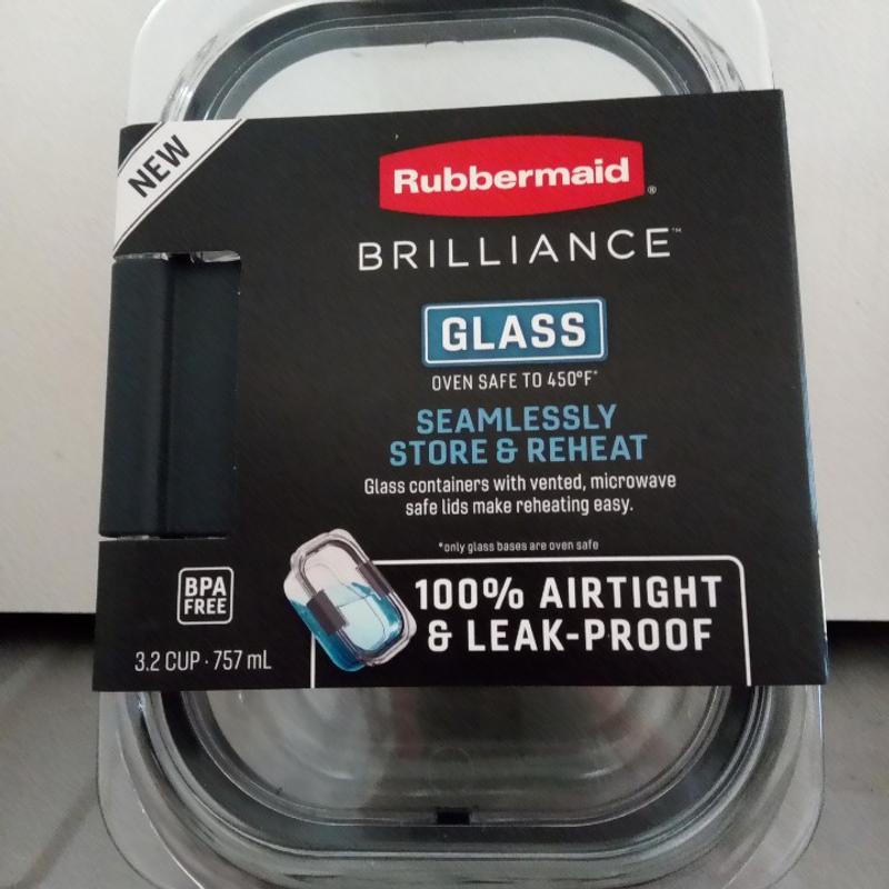 Rubbermaid Brilliance Plastic Value Pack Medium 3.2C 2PK