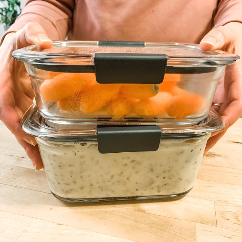 Rubbermaid Brilliance Glass Food Storage Container - 2183396