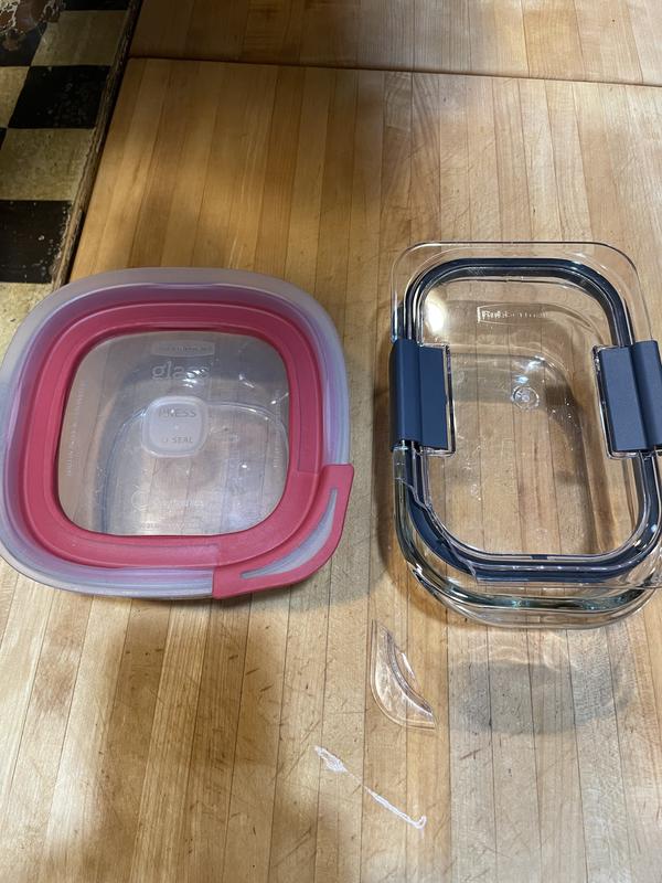 Rubbermaid Brilliance Food Storage Containers - Set of 2 (4.7 Cup),  Airtight, BP