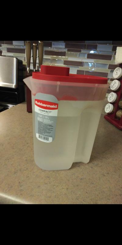 Rubbermaid® Simply Pour™ Plastic Pitcher with Multi-Function Lid-  Red/Clear, 2 qt - Kroger