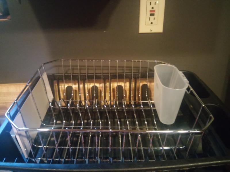 Compared to old drain. Now i have more counter space.