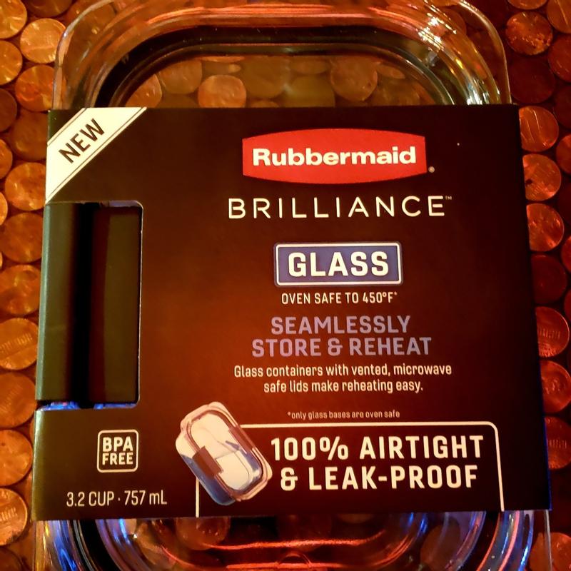 Rubbermaid Brilliance Glass 6PC Multipack Set