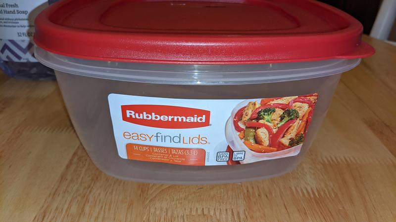 Rubbermaid 14 Cup Square Easy Find Lid - 2049369
