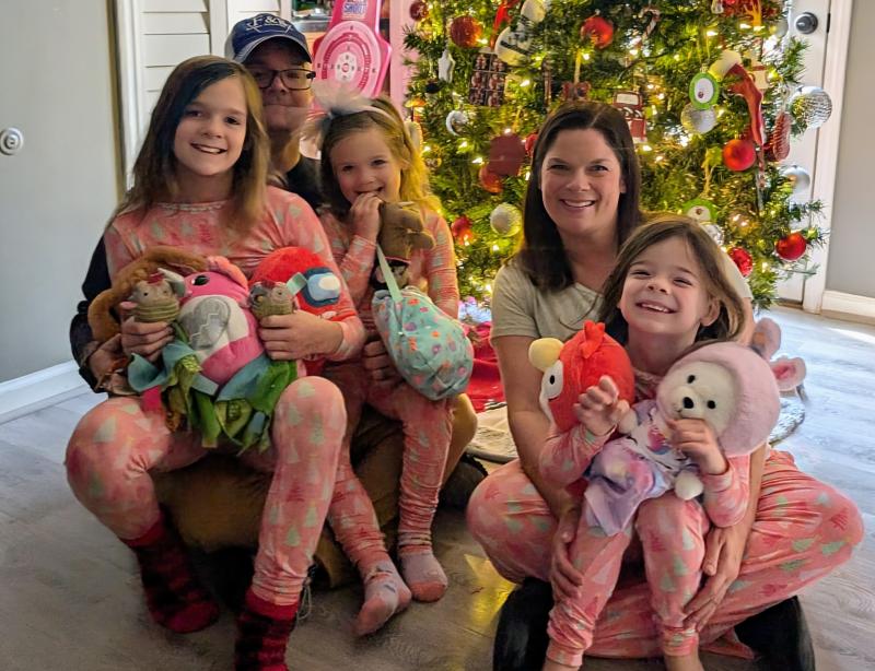 Customer photo for "Ruffle Long Sleeve Pajama Set"