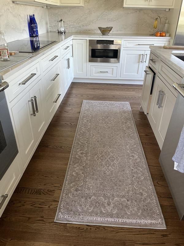 Ruggable Hendesi Heriz 6 x 9 (ft) Flatweave Chenille Creme Rectangular ...