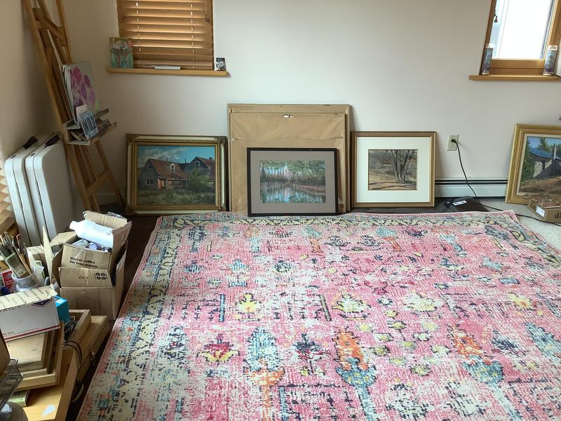 Spills?  Not a problem in this studio.