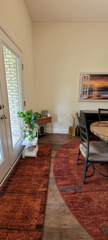 Colors are amazing!  Brightened up our dining area!