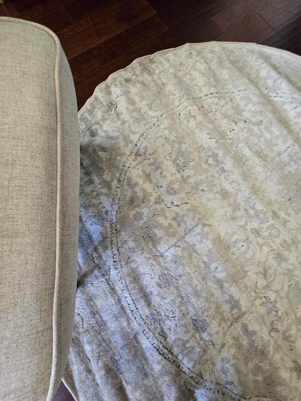 A little wrinkled from shipping, but smoothed out after a day or two. Looks beautiful!