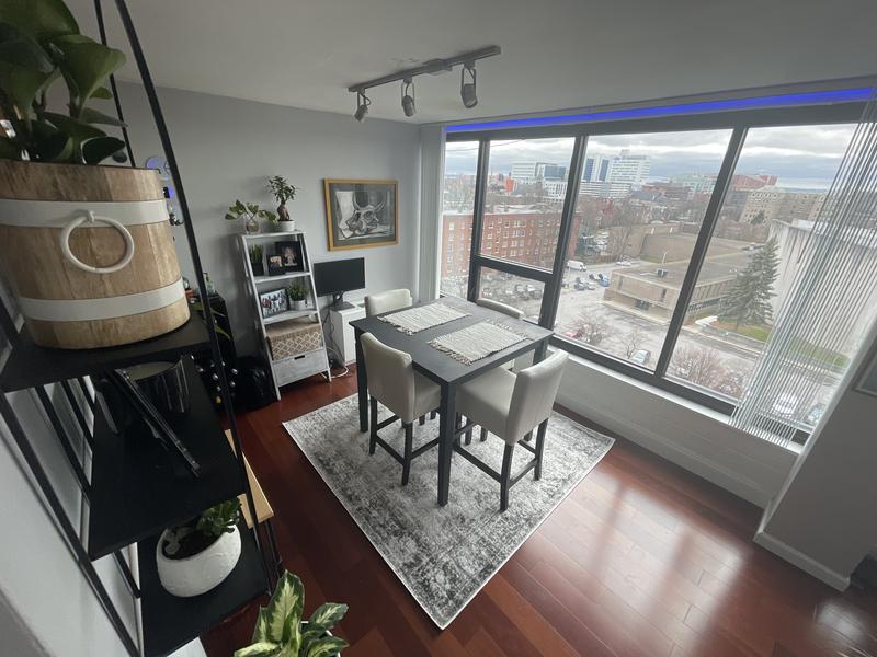 Rug in my condo dining room