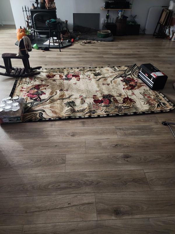 This is when she first got it home and said the Quality was very good !