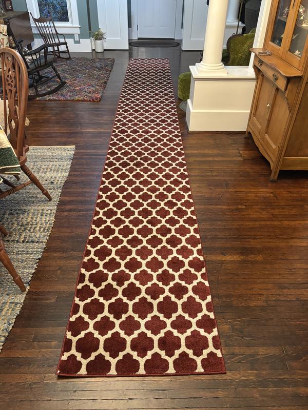 The original ok floor we worked so hard to restore is complimented beautifully by our new runner