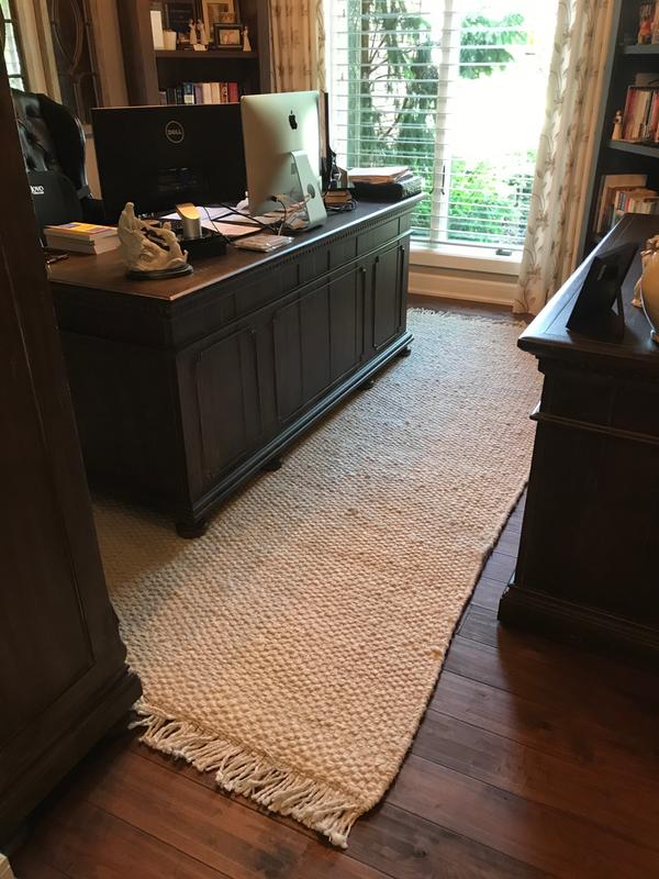 9' x 12' 2  Hand Woven Chunky Jute Rug