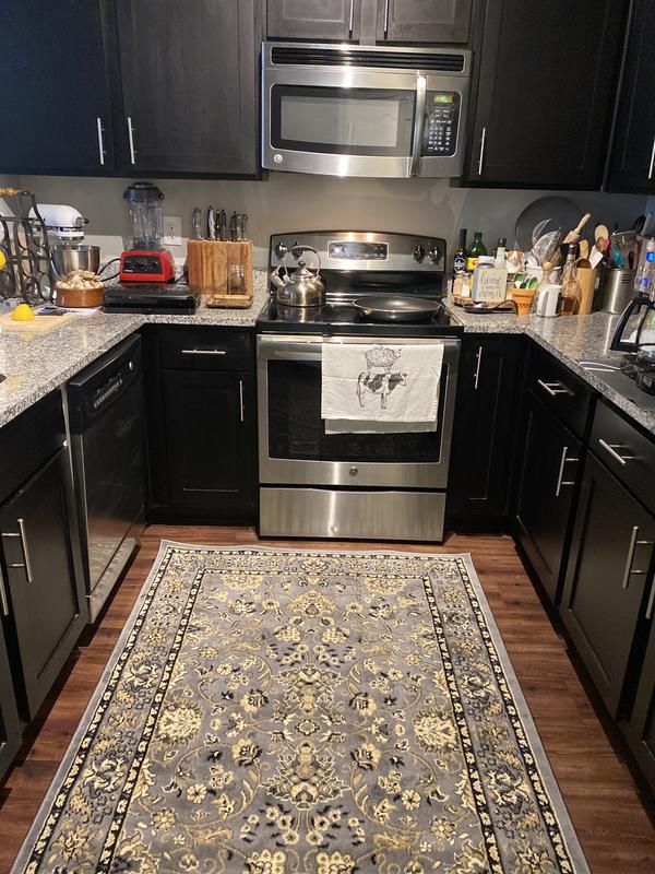 Dressed up apartment kitchen