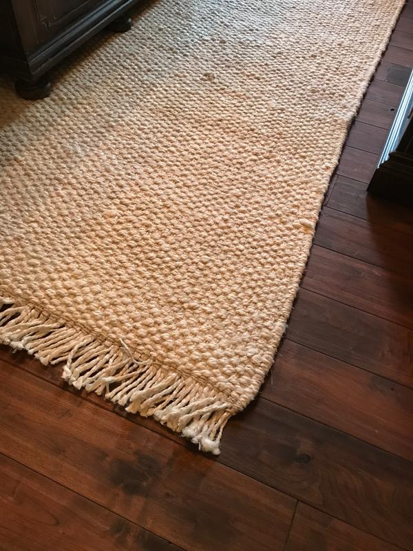 9' x 12' 2  Hand Woven Chunky Jute Rug
