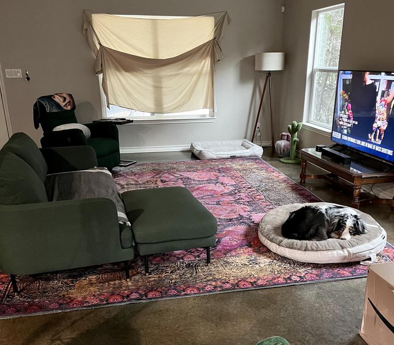 Love this bright beautiful rug!