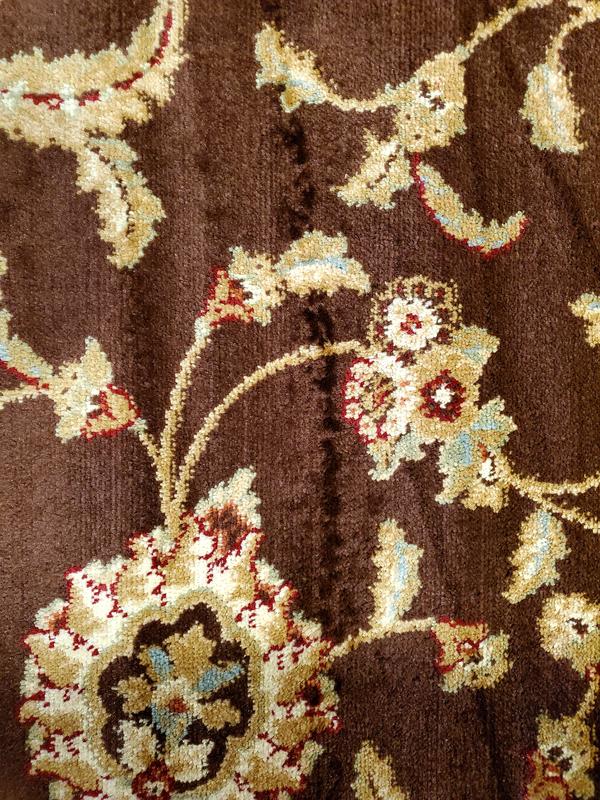 This short line of darker "dots" was along the folded area and will not got away.