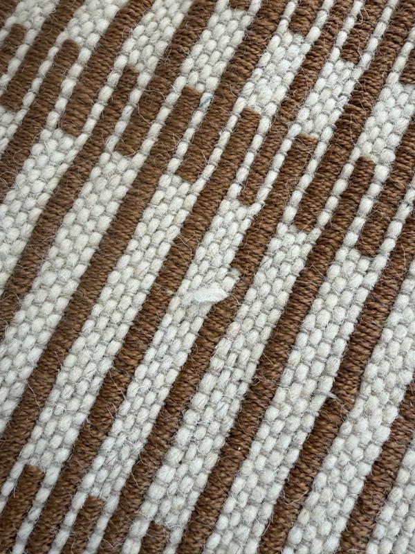 nuLOOM Virgo Striped Reversible Wool 3ft. x 5ft. Natural Area Rug in ...