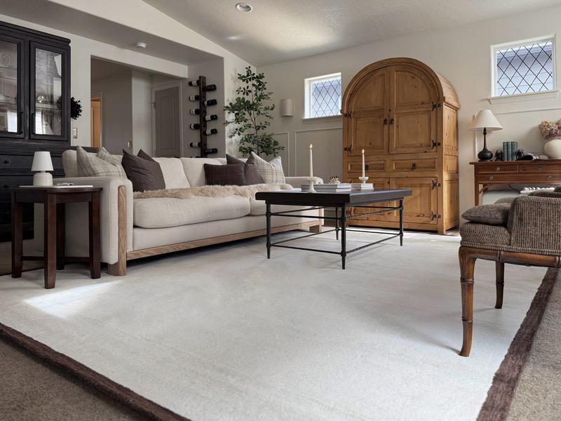 nuLOOM Pierre Wool 9ft. x 12ft. Ivory Area Rug in the Rugs department ...