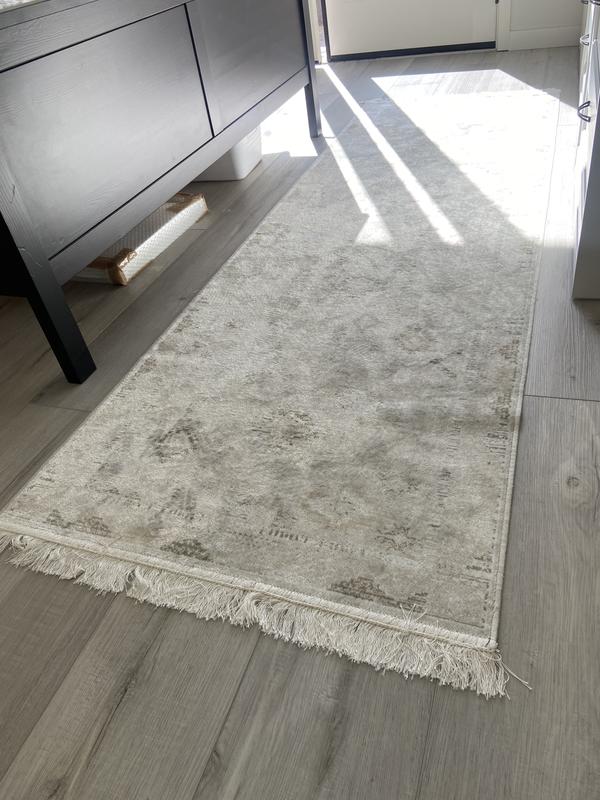 2.8'x8' Runner in our bedroom