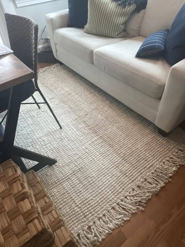 nuLOOM Natura Chunky Loop Jute Gray 4 ft. x 6 ft. Area Rug NCCL01G