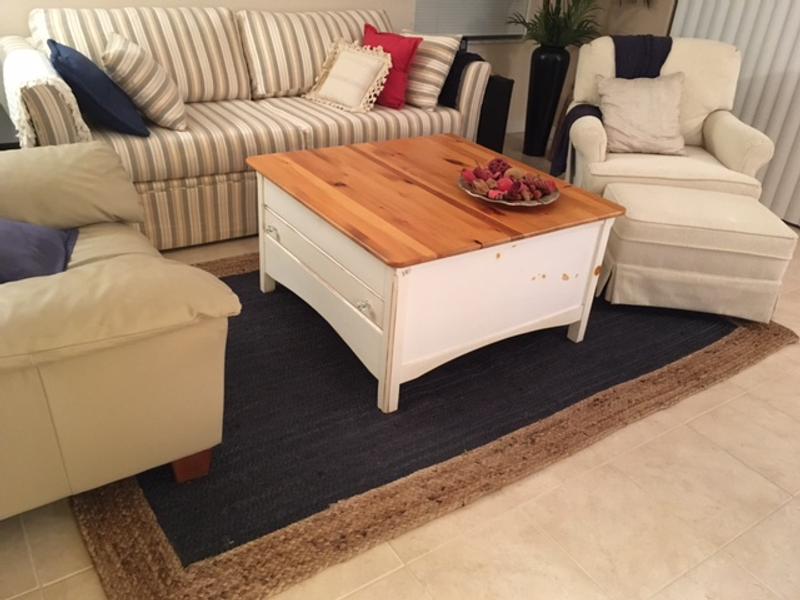 My new rug really made the area look complete.