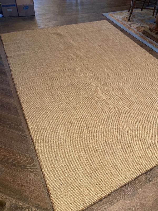 nuLOOM Nakia 10 X 12 (ft) Natural Indoor/Outdoor Solid Area Rug GBCB63A ...