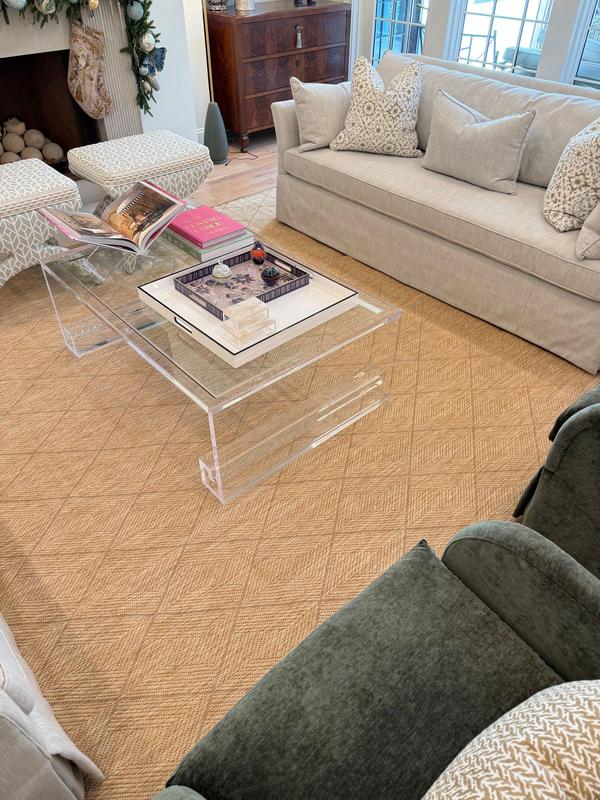 nuLOOM Ray Diamond Natural 5 ft. x 8 ft. Indoor/Outdoor Area Rug