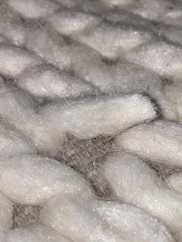 nuLOOM Caryatid Chunky Woolen Cable Off-White 8 ft. x 10 ft. Area
