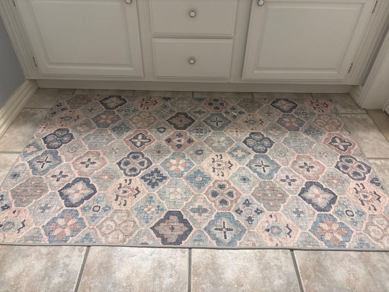 DASH & ALBERT Pali 6 x 9 Machine Washable Rug in the Rugs department at ...