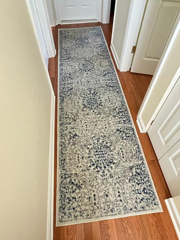 nuLOOM Minta Modern Persian 8 ft. x 10 ft. Blue Area Rug RZBD30C