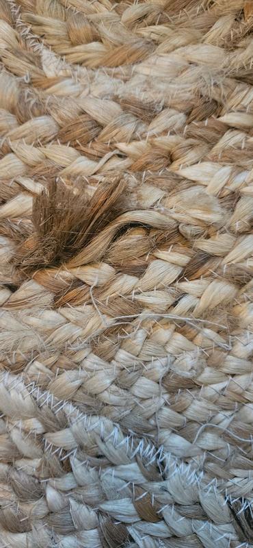 nuLOOM 5 x 8 (ft) Braided Jute Natural Rectangular Indoor Trellis Spot ...