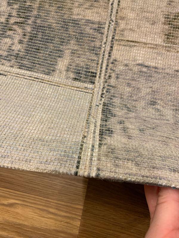 nuLOOM Manon Abstract Blocks Cotton Blend 8ft. x 10ft. Grey Area Rug in ...