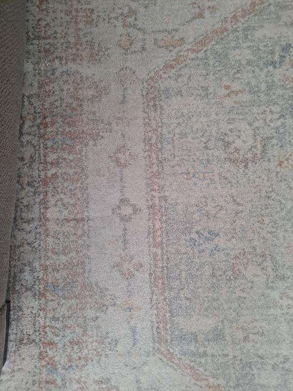 First photo showing the wear on the rug