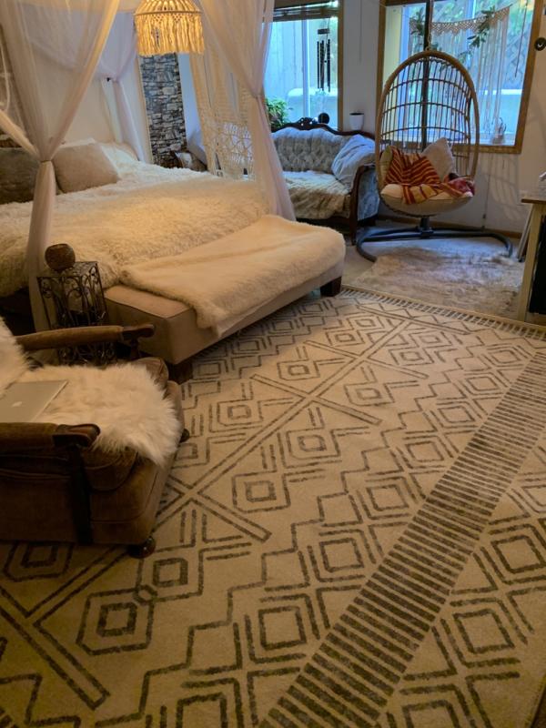 nuLOOM 9 x 12 Ivory Indoor Geometric Area Rug at Lowes.com