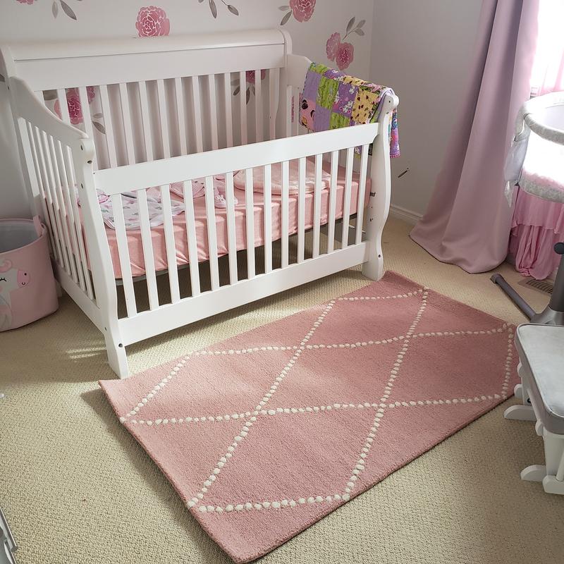 nuLOOM Elvia Rug in Baby Pink Bed Bath and Beyond Canada