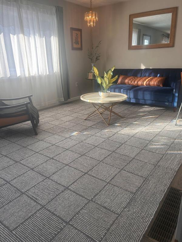 nuLOOM Milo Tiled Wool 6ft. x 9ft. Dark Brown Area Rug in the Rugs ...