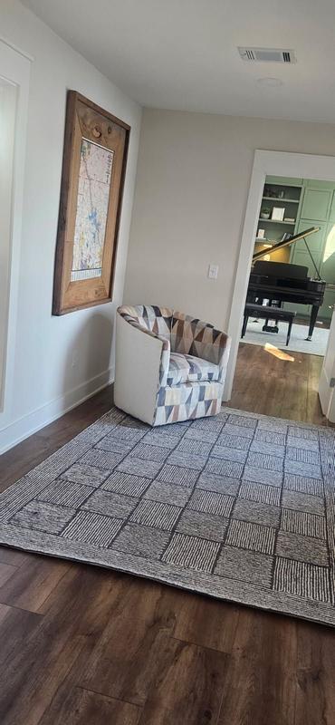 nuLOOM Milo Tiled Wool 6ft. x 9ft. Dark Brown Area Rug in the Rugs ...