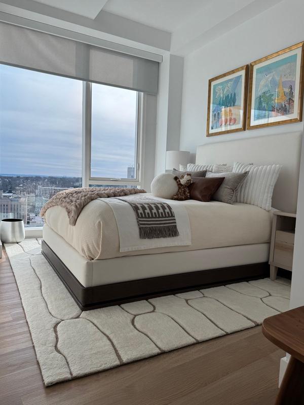 nuLOOM Nazco Abstract New Zealand Wool 9ft. x 12ft. Cream Area Rug in ...