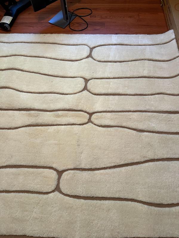 nuLOOM Nazco Abstract New Zealand Wool 8ft. x 10ft. Charcoal Area Rug ...