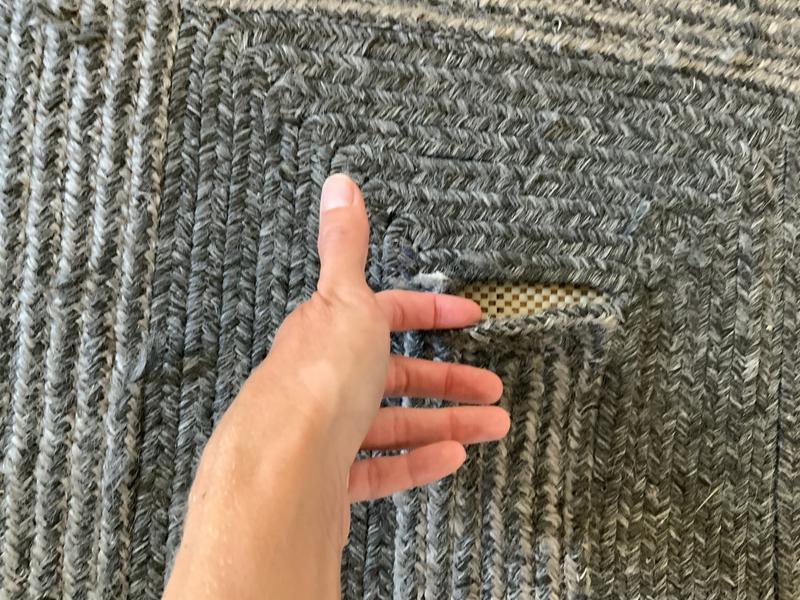 This is a close up of the center of the rug.