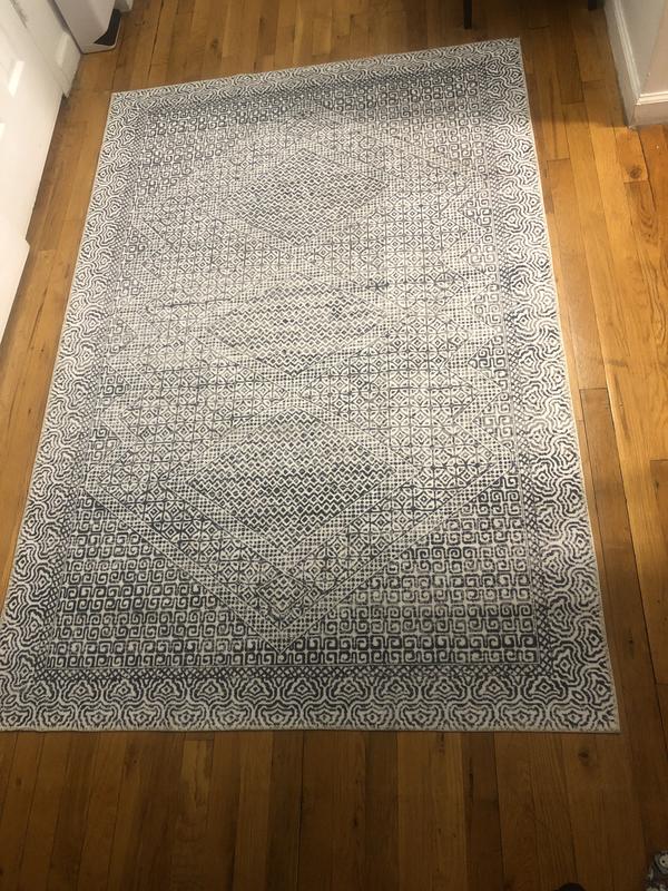 nuLOOM Davidson Gray 2 ft. 6 in. x 8 ft. Machine Washable Abstract