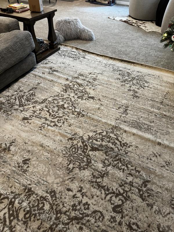 Rug after multiple attempts to steam