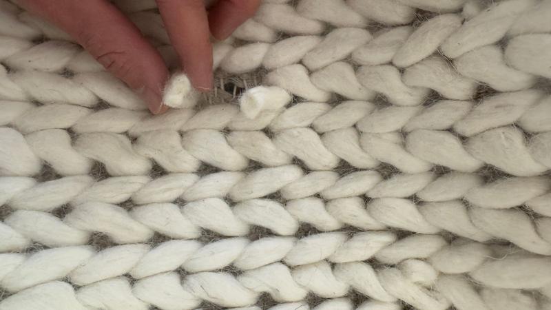 nuLOOM 9 x 12 (ft) Braided Wool Light Blue Rectangular Indoor Solid ...