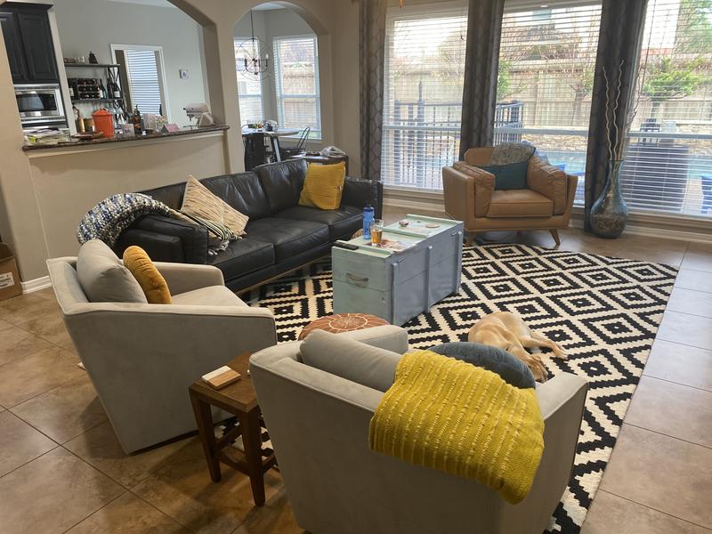 Just moved in. Room is a work in progress.