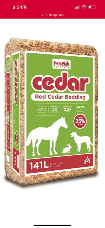 Cedar Shavings, 20 lbs Rural King