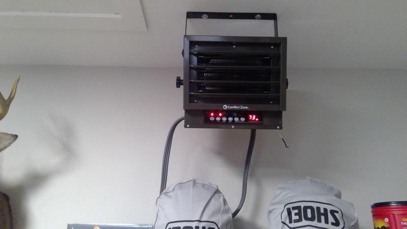 Comfort Zone Ceiling-Mounted Fan-Forced Garage Heater with Remote, 7,500W -  CZ230ER | Rural King