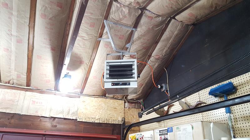 Comfort Zone 240v 5000w Garage Heater Cz220