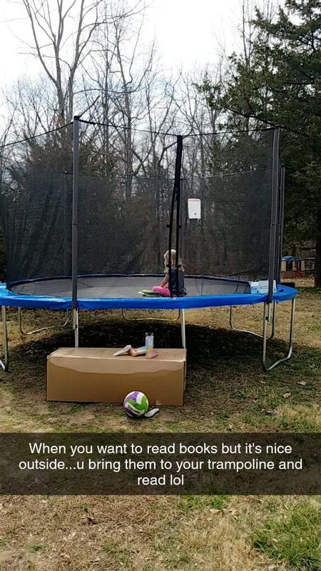 Rural shop king trampoline